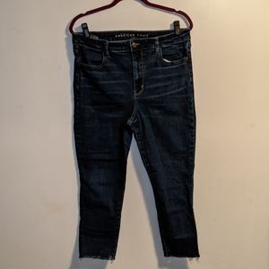 AE dark wash jegging